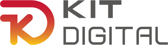 Logotipo de Kit Digital, representando soluciones tecnológicas innovadoras para la transformación digital de empresas.
